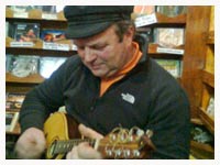 Laurence Courtney at Dingle Record Shop